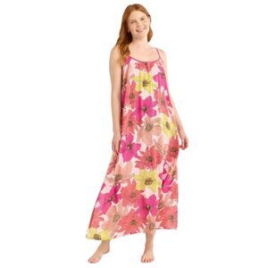 Joyspun Floral Boho Maxi Nightgown Medium